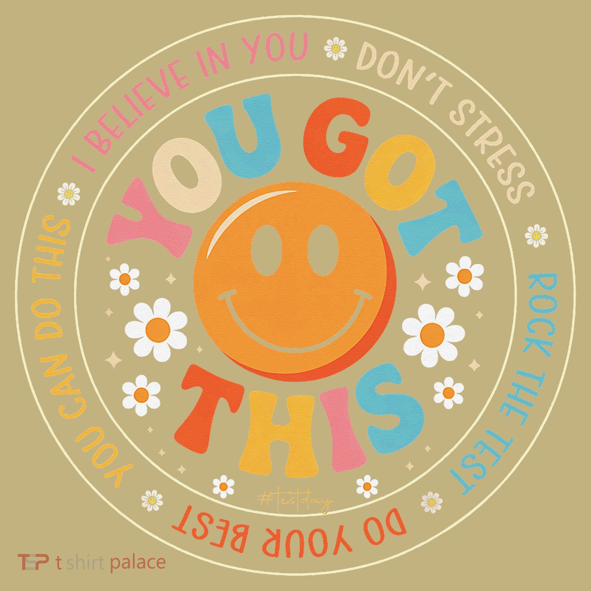 Test Day You Got This Rock The Test Teacher Testing Day T-Shirt