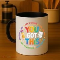 Test Day You Got This Rock The Test Teacher Testing Day Coffee Mug thumb 4