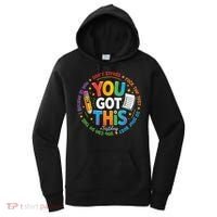 Test Day You Got This Rock The Test Teacher Testing Day Women's Hoodie thumb 0