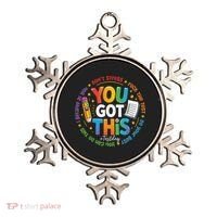 Test Day You Got This Rock The Test Teacher Testing Day Ornament thumb 0