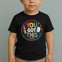 Test Day You Got This Rock The Test Teacher Testing Day Toddler T-Shirt thumb 2