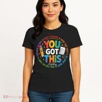 Test Day You Got This Rock The Test Teacher Testing Day Women's T-Shirt thumb 4
