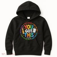 Test Day You Got This Rock The Test Teacher Testing Day Kids Hoodie thumb 0
