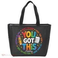 Test Day You Got This Rock The Test Teacher Testing Day Tote Bag thumb 0