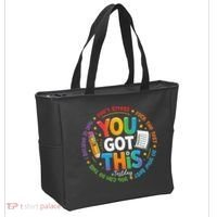 Test Day You Got This Rock The Test Teacher Testing Day Tote Bag thumb 2