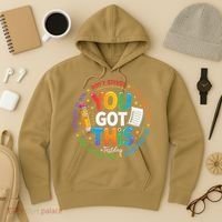 Test Day You Got This Rock The Test Teacher Testing Day Hoodie thumb 3