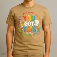 Test Day You Got This Rock The Test Teacher Testing Day T-Shirt thumb 3