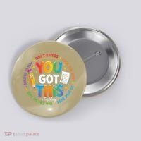 Test Day You Got This Rock The Test Teacher Testing Day Button thumb 0