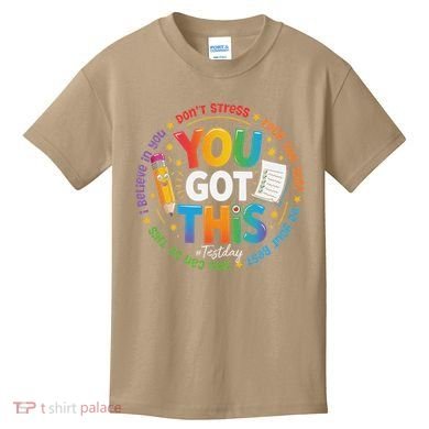 Test Day You Got This Rock The Test Teacher Testing Day Kids T-Shirt