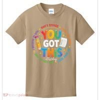 Test Day You Got This Rock The Test Teacher Testing Day Kids T-Shirt thumb 0