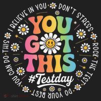 Test Day You Got This Rock The Test Teacher Testing Day Women's Sweatshirt thumb 2
