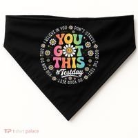 Test Day You Got This Rock The Test Teacher Testing Day USA-Made Doggie Bandana thumb 0