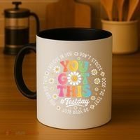 Test Day You Got This Rock The Test Teacher Testing Day Coffee Mug thumb 4