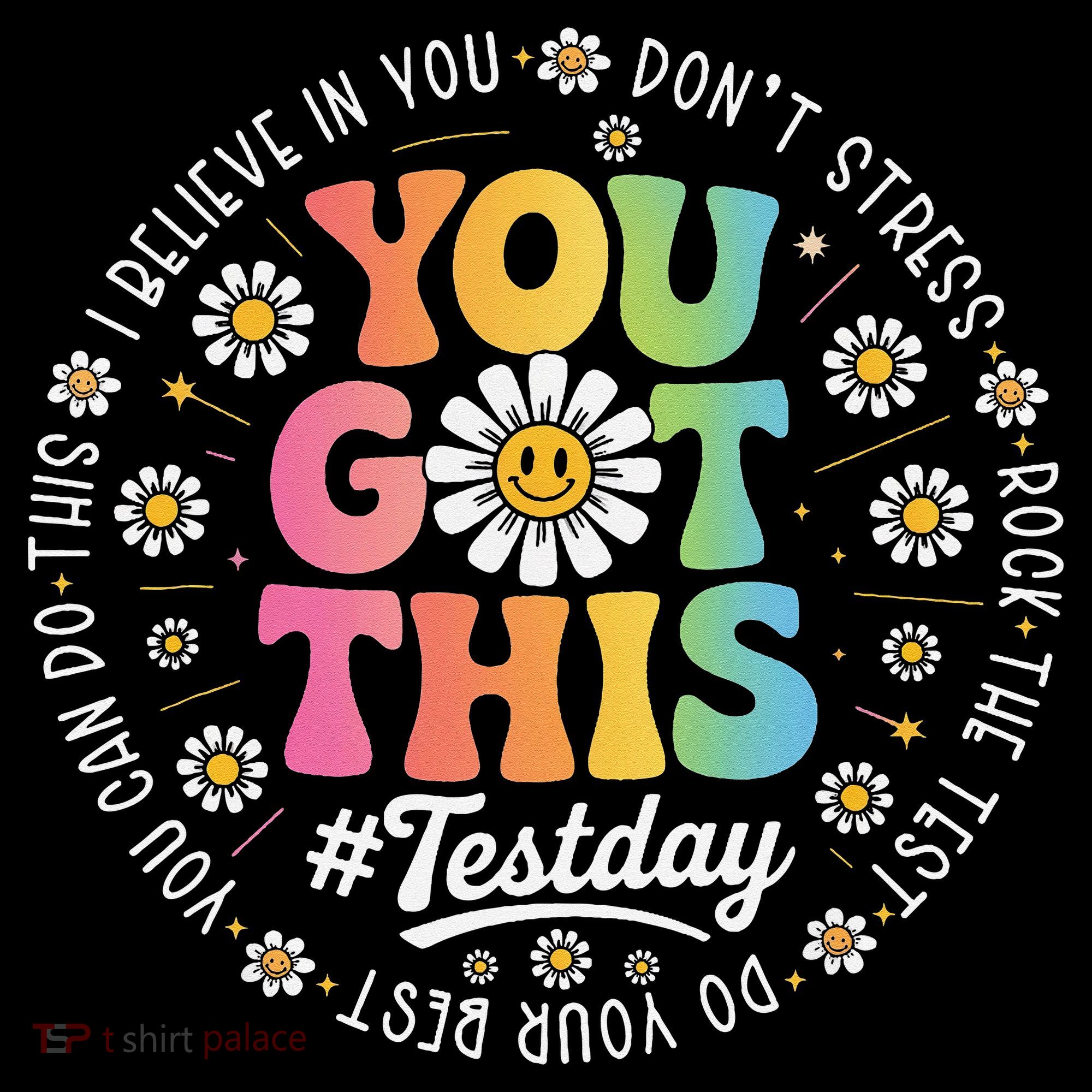 Test Day You Got This Rock The Test Teacher Testing Day Women's Hoodie
