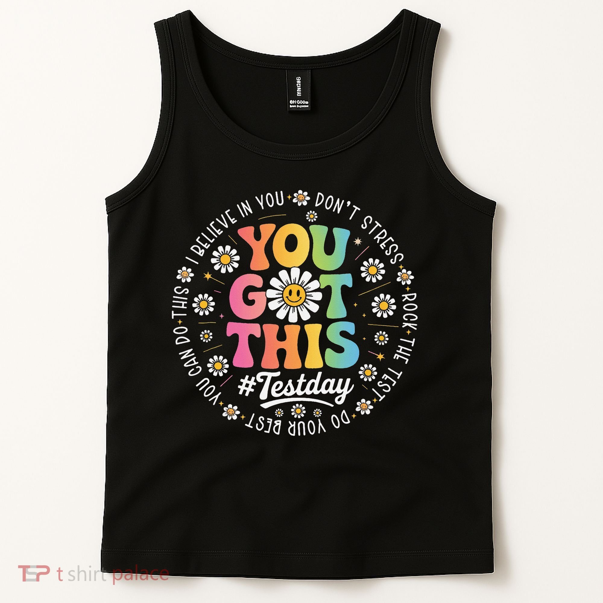 Test Day You Got This Rock The Test Teacher Testing Day Tank Top