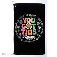 Test Day You Got This Rock The Test Teacher Testing Day Golf Towel thumb 0