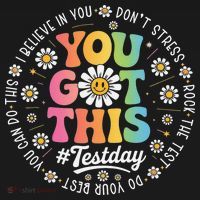 Test Day You Got This Rock The Test Teacher Testing Day Toddler T-Shirt thumb 4