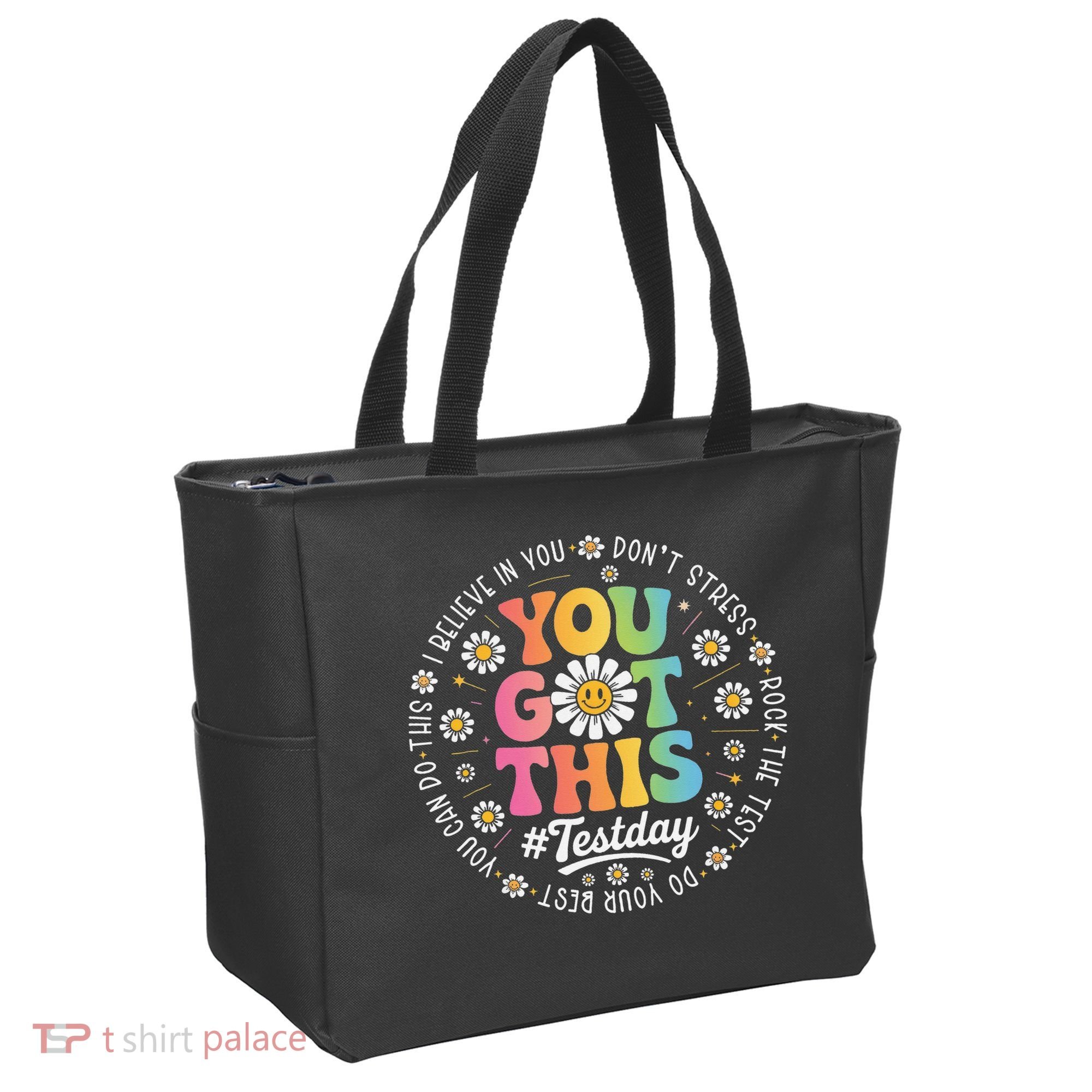 Test Day You Got This Rock The Test Teacher Testing Day Tote Bag