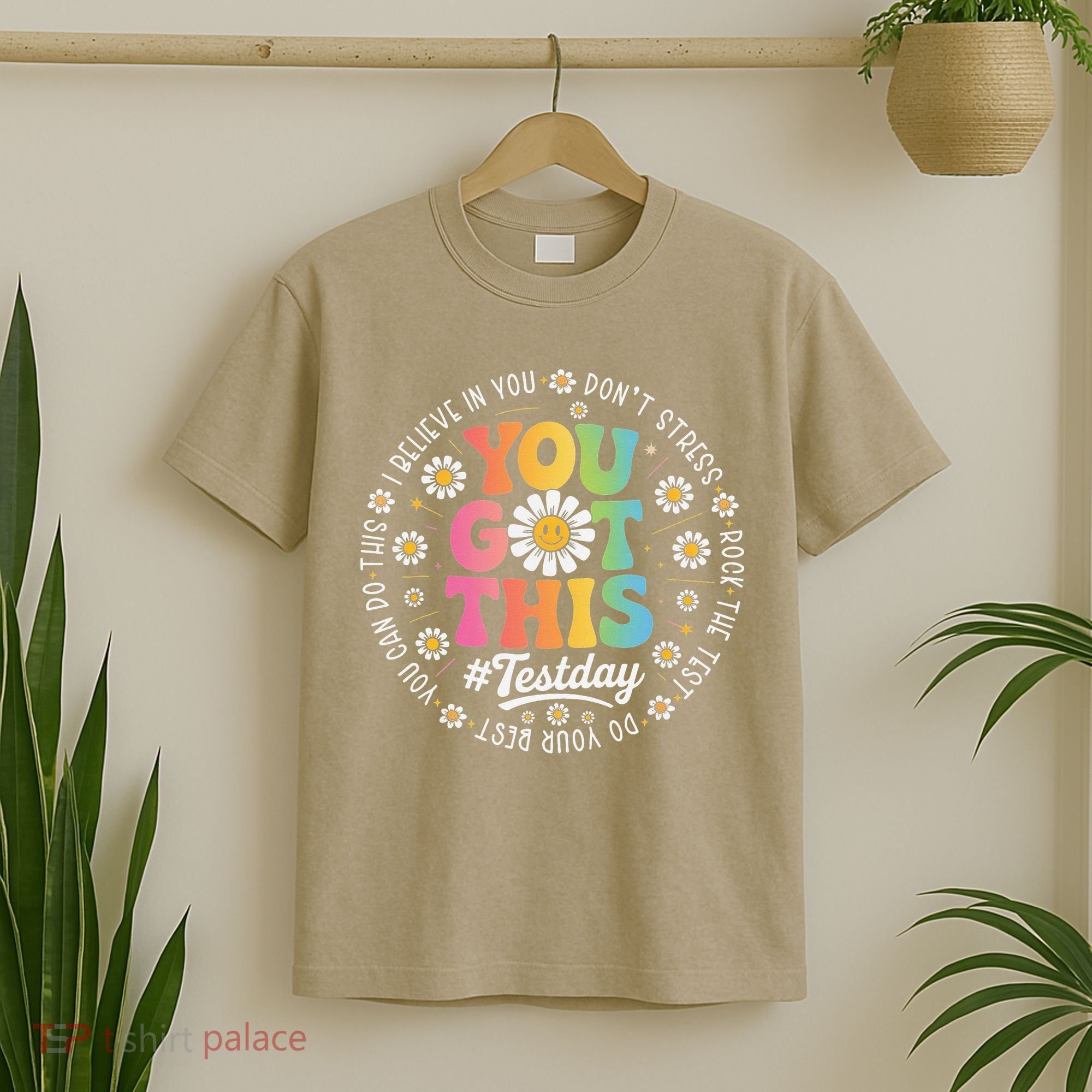 Test Day You Got This Rock The Test Teacher Testing Day T-Shirt