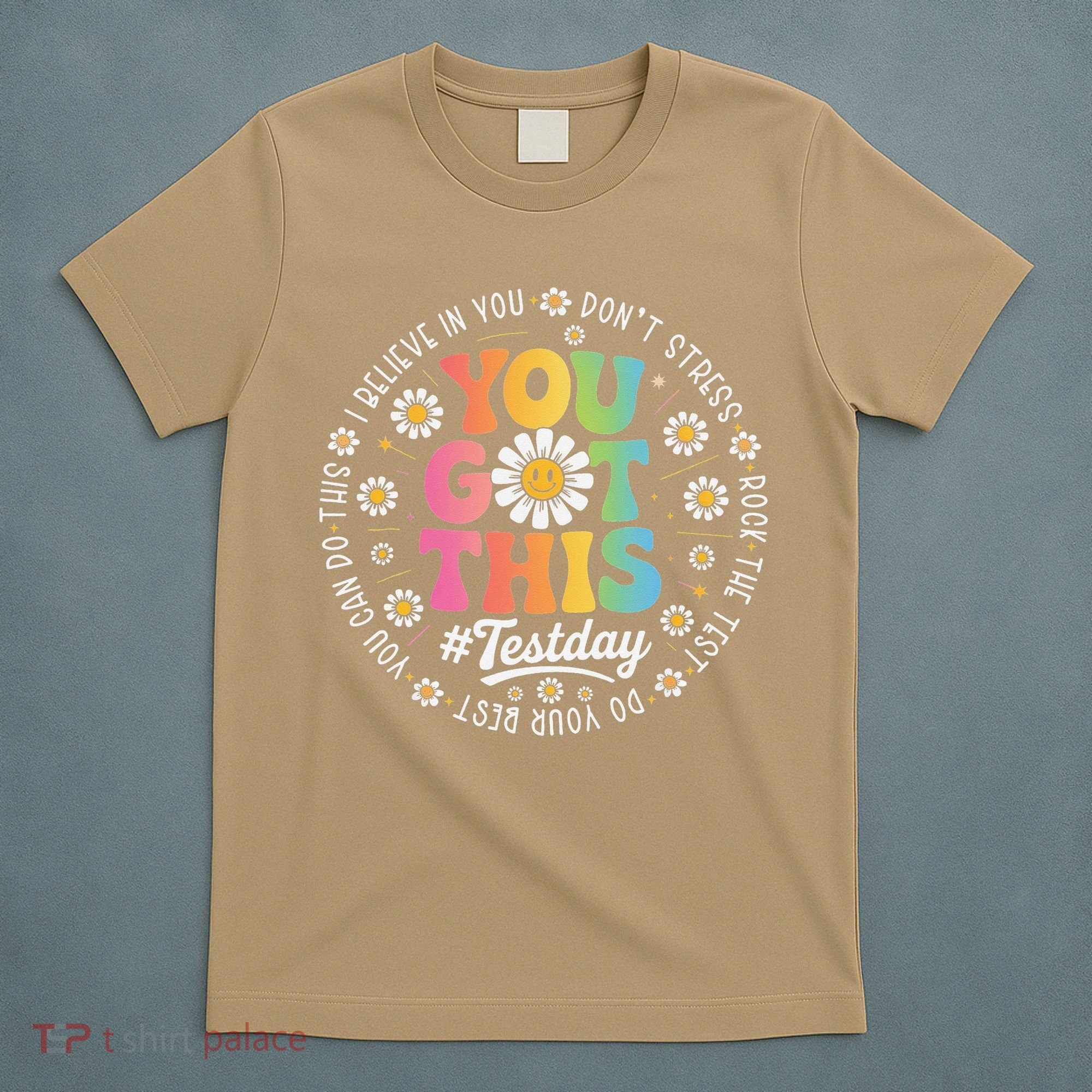 Test Day You Got This Rock The Test Teacher Testing Day T-Shirt