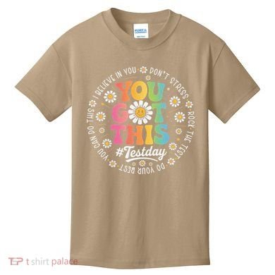 Test Day You Got This Rock The Test Teacher Testing Day Kids T-Shirt