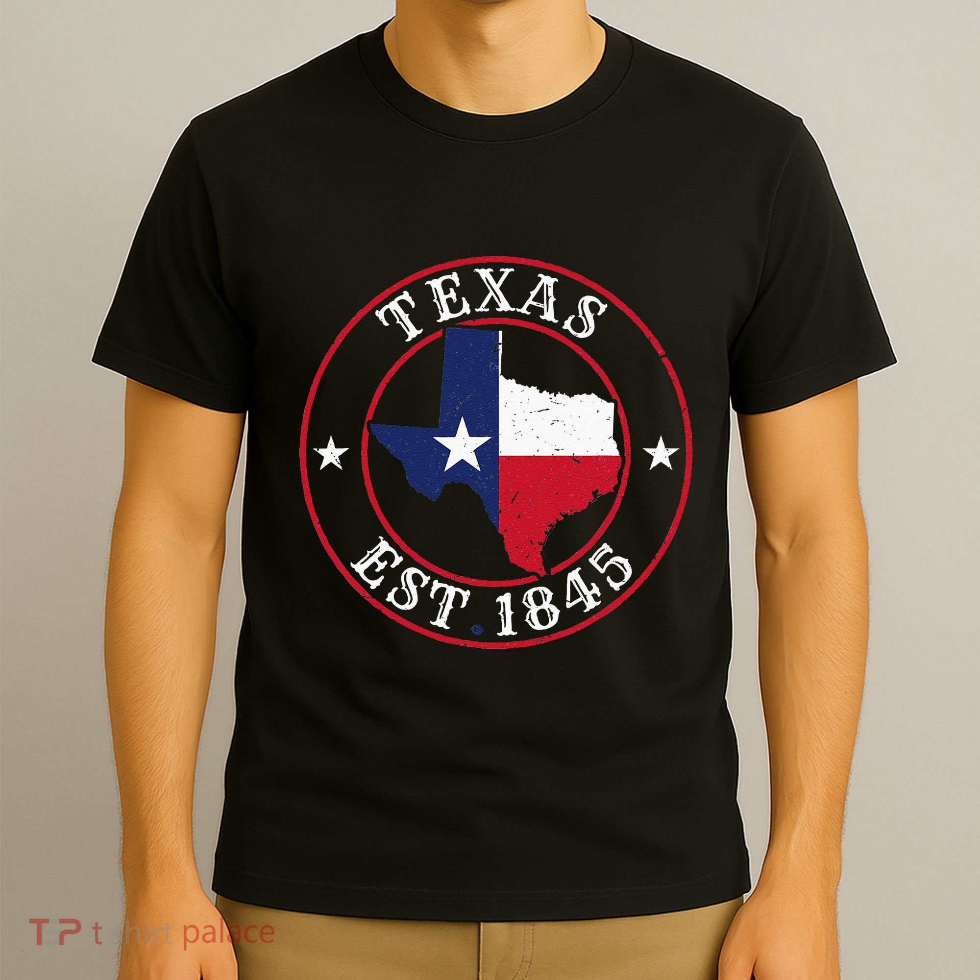 Texas Est 1845 Texan Home State Texas Pride T-Shirt