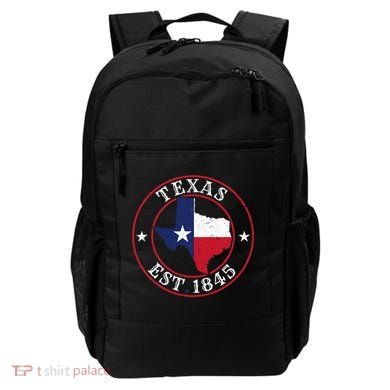 Texas Est 1845 Texan Home State Texas Pride Backpack