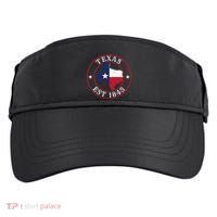 Texas Est 1845 Texan Home State Texas Pride Adult Drive Performance Visor thumb 0