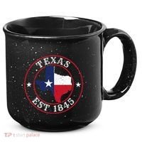 Texas Est 1845 Texan Home State Texas Pride 15oz Campfire Ceramic Mug thumb 0