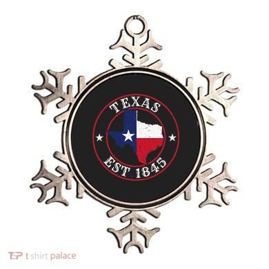 Texas Est 1845 Texan Home State Texas Pride Ornament
