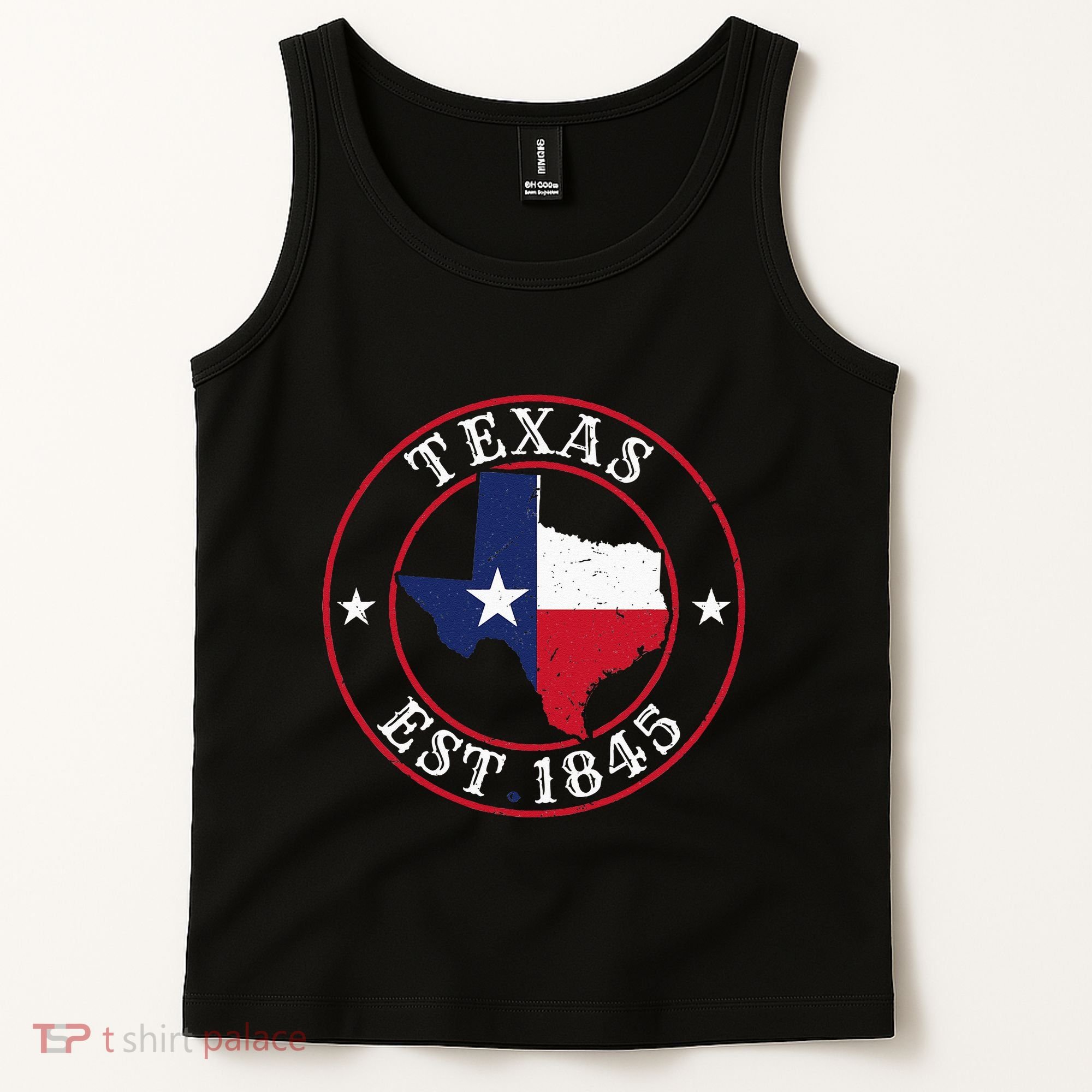 Texas Est 1845 Texan Home State Texas Pride Tank Top