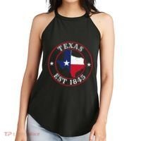 Texas Est 1845 Texan Home State Texas Pride Women's Perfect Tri Rocker Tank thumb 2