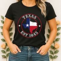 Texas Est 1845 Texan Home State Texas Pride Women's T-Shirt thumb 2