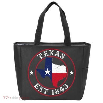 Texas Est 1845 Texan Home State Texas Pride Tote Bag