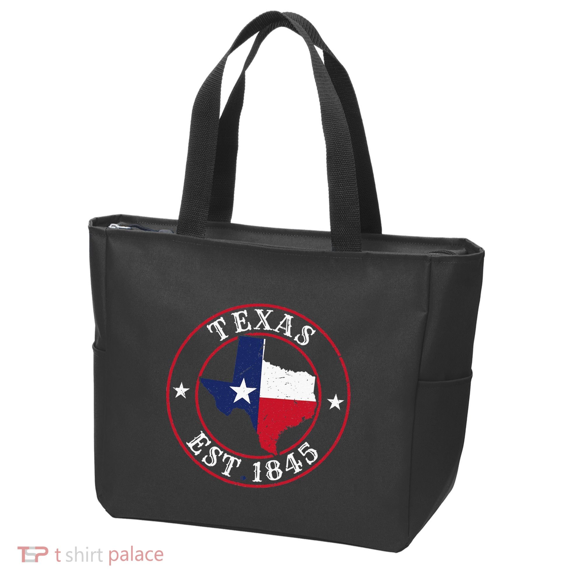 Texas Est 1845 Texan Home State Texas Pride Tote Bag