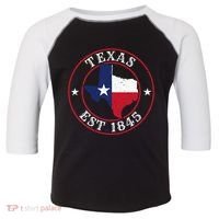 Texas Est 1845 Texan Home State Texas Pride Toddler Fine Jersey T-Shirt thumb 0