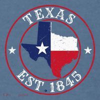 Texas Est 1845 Texan Home State Texas Pride Comfort Colors Garment-Dyed Hooded Sweatshirt thumb 2