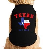 Texas Est 1845 Texas Pride Home State Texan Doggie Tank thumb 0
