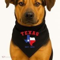 Texas Est 1845 Texas Pride Home State Texan USA-Made Doggie Bandana thumb 1