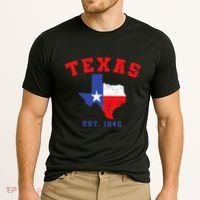 Texas Est 1845 Texas Pride Home State Texan Cooling Performance Crew T-Shirt thumb 2