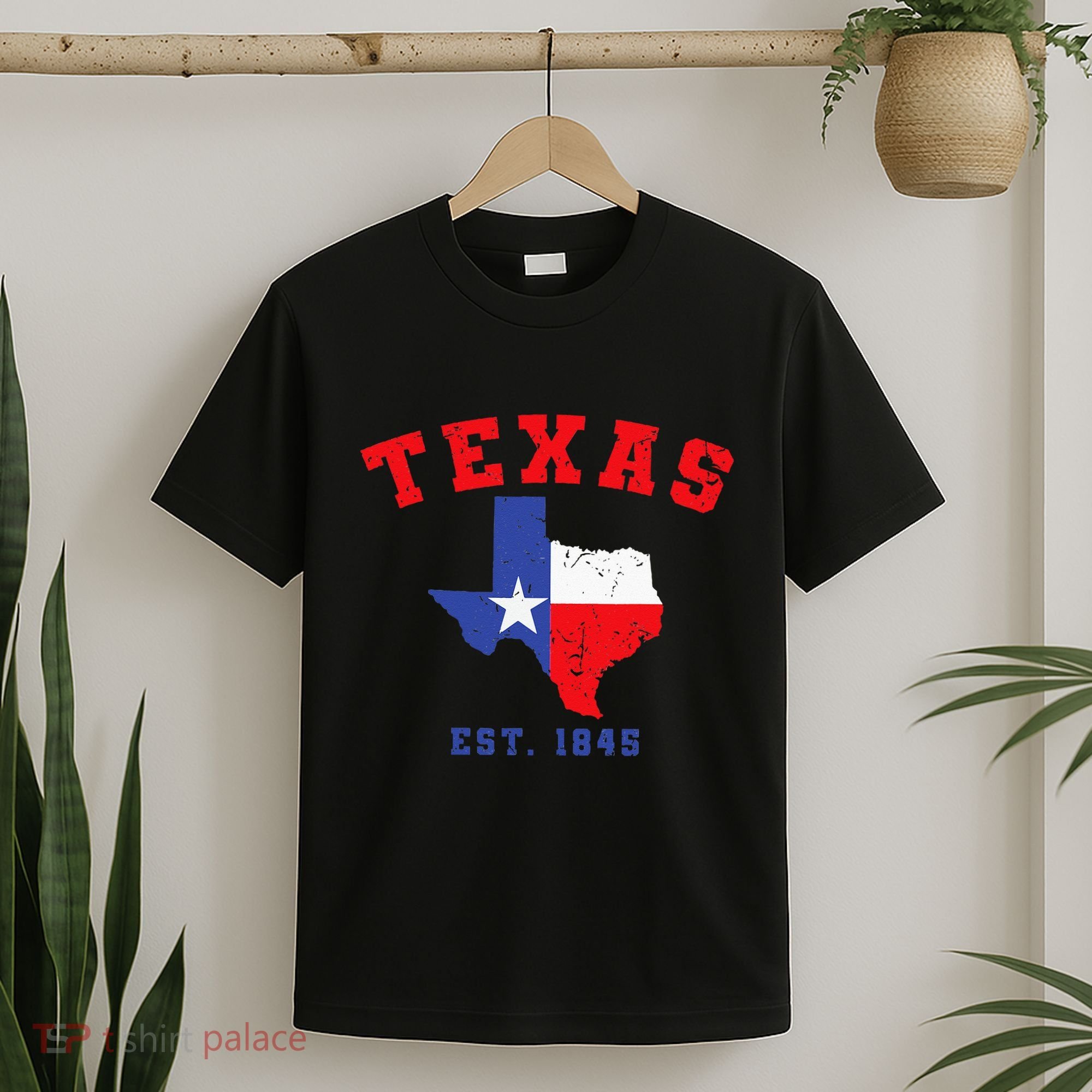 Texas Est 1845 Texas Pride Home State Texan T-Shirt