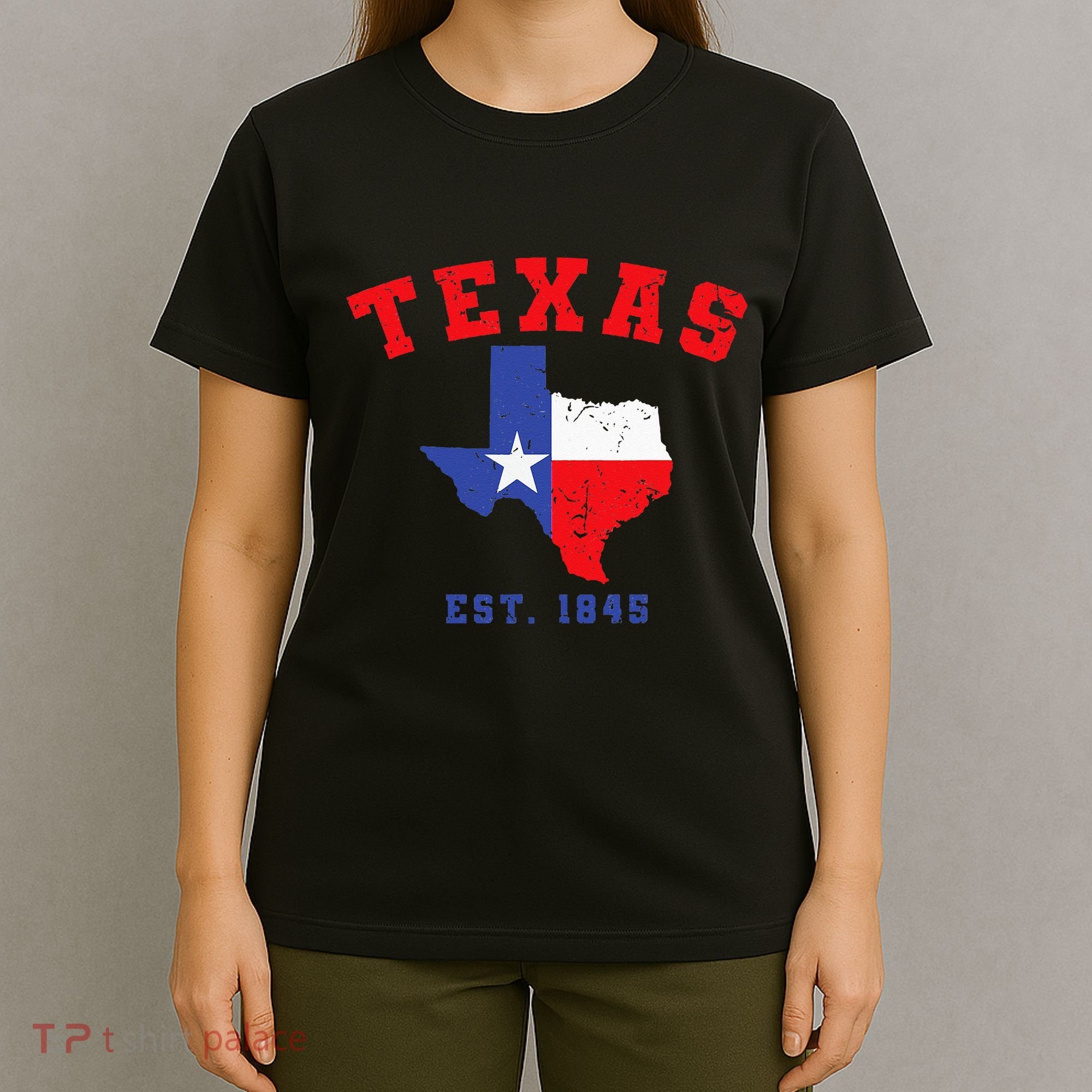 Texas Est 1845 Texas Pride Home State Texan T-Shirt