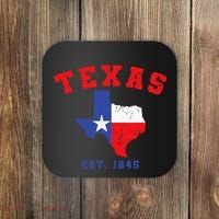Texas Est 1845 Texas Pride Home State Texan Coaster thumb 0