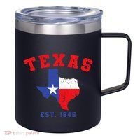 Texas Est 1845 Texas Pride Home State Texan 12oz Stainless Steel Coffee Mug thumb 0