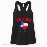 Texas Est 1845 Texas Pride Home State Texan Women's Tank Top thumb 0