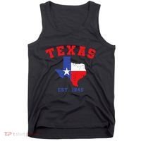 Texas Est 1845 Texas Pride Home State Texan Tank Top thumb 0