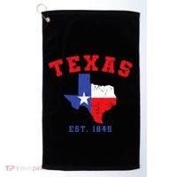 Texas Est 1845 Texas Pride Home State Texan Golf Towel thumb 0