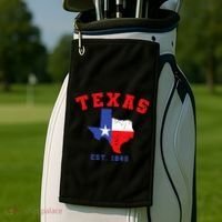 Texas Est 1845 Texas Pride Home State Texan Golf Towel thumb 2