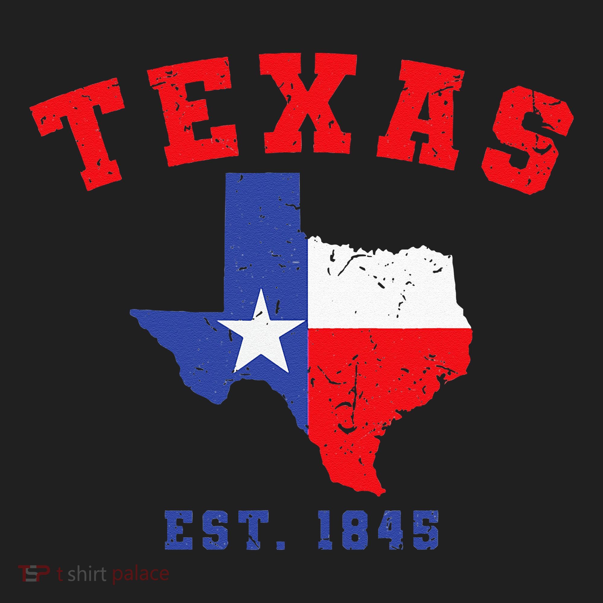 Texas Est 1845 Texas Pride Home State Texan Golf Towel