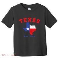 Texas Est 1845 Texas Pride Home State Texan Toddler T-Shirt thumb 0
